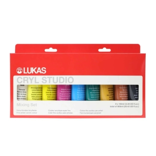 Akrylové farby LUKAS CRYL STUDIO 9x100 ml - sada 2