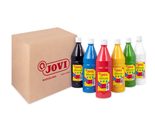 Temperové farby JOVI 6x1000ml - SADA základných farieb