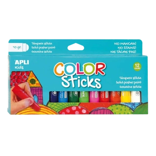 Suché temperové farby APLI, 12x10g