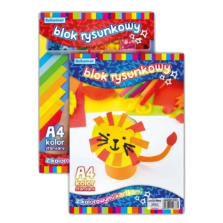 Farebný papier A4, 80g/m2 - 20 hárkov v 10tich farbách
