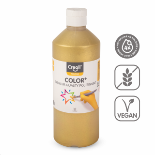 Tekutá temperová farba Creall, 500ml - zlatá