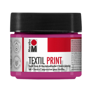 Marabu farba TEXTILNÁ - na linoryt, sieťotlač - 100 ml - MAGENTA
