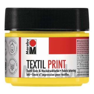 Marabu farba TEXTILNÁ - na linoryt, sieťotlač - 100 ml - ŽLTÁ