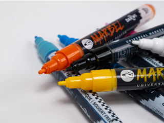 Akrylové tenké fixky DARWI Marbel, 0,7mm - zvoľte farbu