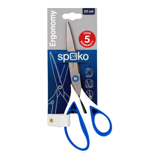 Nožnice Spoko kancelárske Ergonomy, 23 cm, asymetrické
